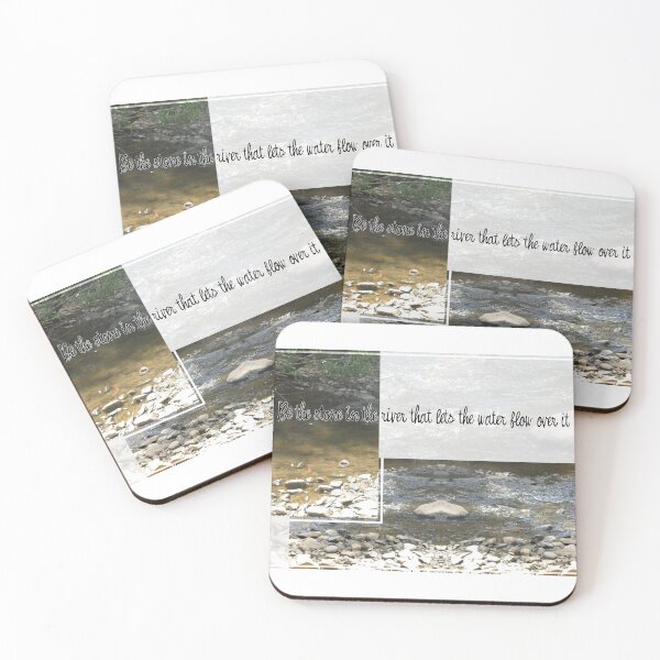 Item preview, Stone in the River Inspirational Art designed and sold by TheArtOfWords.