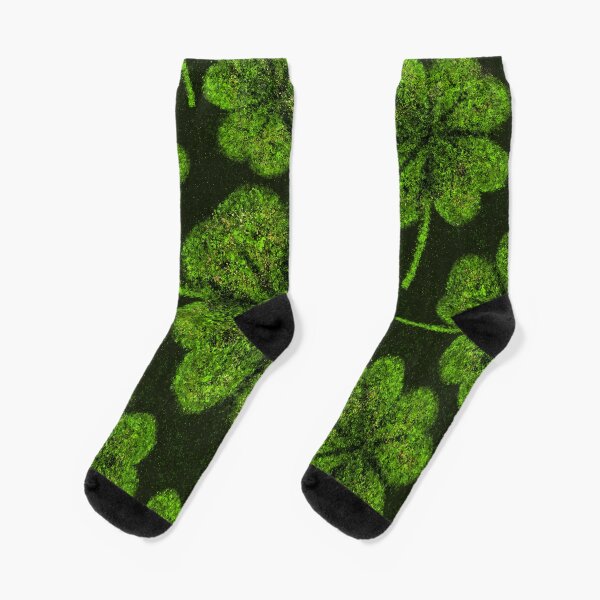 Item preview, Lucky Shamrock Four-leaf Clover Splatter paint designed and sold by k9printart.