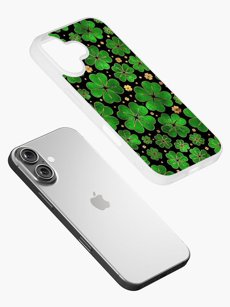 Society6 iPhone4/4S,5用 Never Stop Dreaming by Ally Coxon Lucky Shamrock Four-leaf Clover Pattern