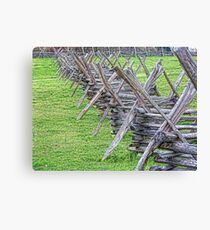 Battle Fencing Canvas Print