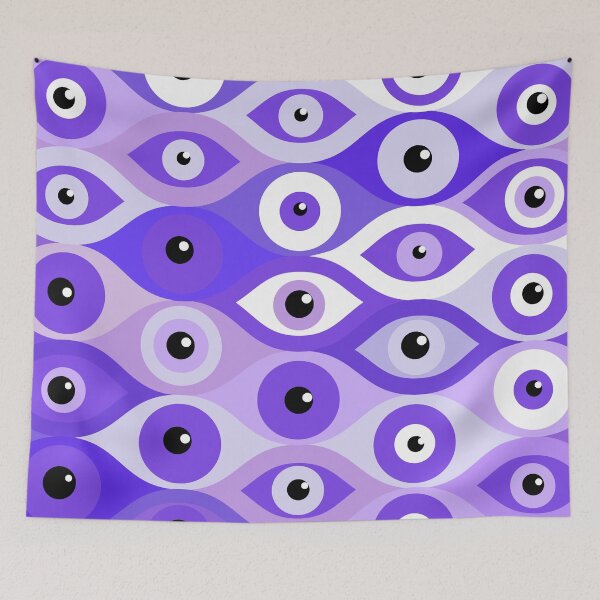 Artikelvorschau, Griechische Mati Mataki - Matiasma Evil Eye Purpur entworfen und verkauft von k9printart.
