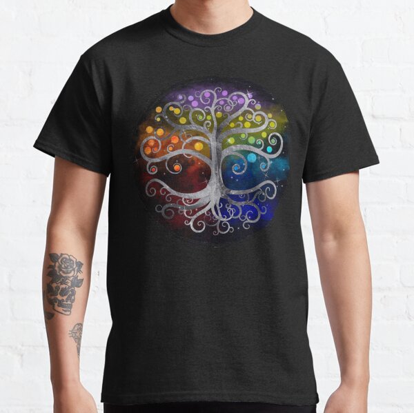 Tree of life Silver Swirl Classic T-Shirt