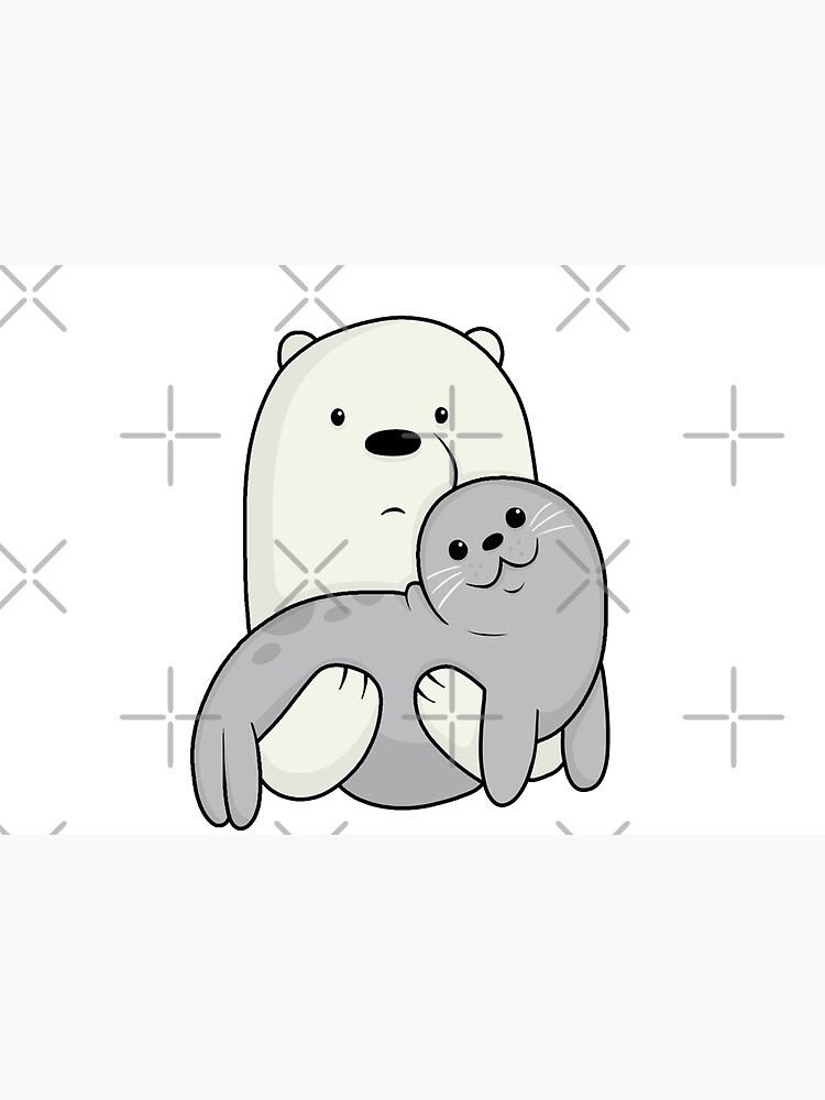 Ice Bear and Seal by ValentinaHramov