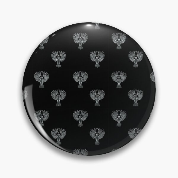 Item preview, Nightowl Pattern Black designed and sold by Sebastian Grafmann.