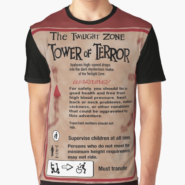 tower-of-terror-safety-sign-t-shirt-for-sale-by-disneyfan83