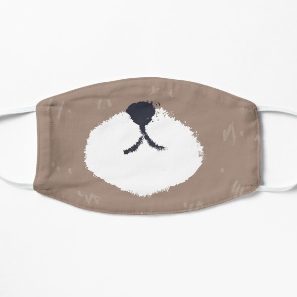 Bear Face Happy Flache Maske