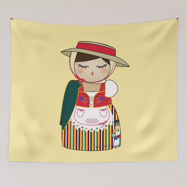 Item preview, Kokeshi Canaria designed and sold by Pendientera.