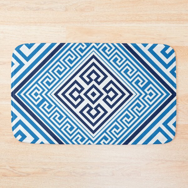 Item preview, Greek Key Ornament - Santorini -Rhombus #2 designed and sold by k9printart.