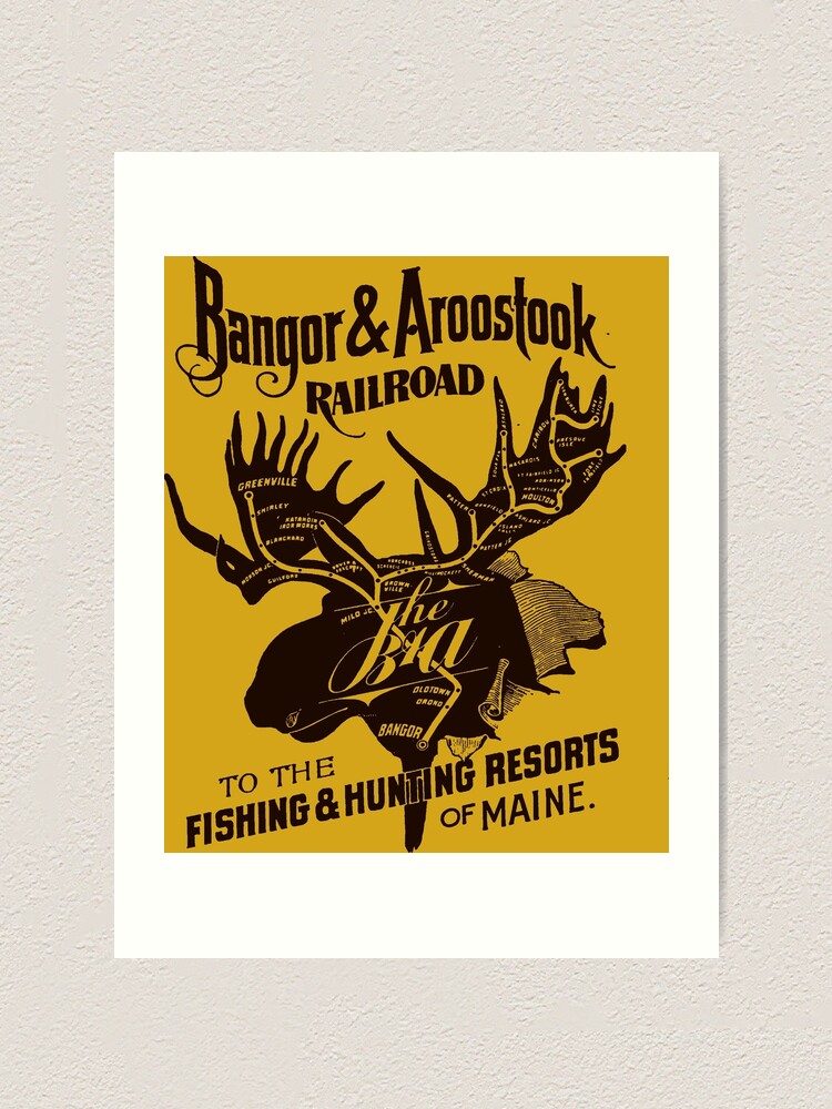Wisconsin for Fishing Vintage Airline Travel Poster -  Canada