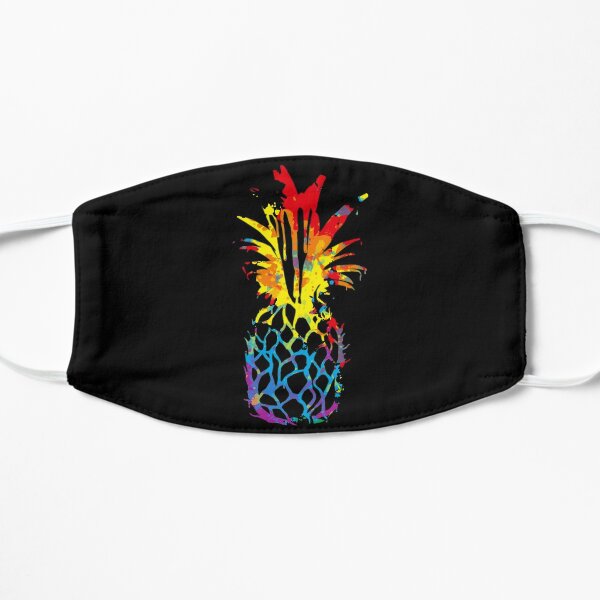Beach Holiday Face Masks Redbubble - pineapple and traffic cone girl roblox