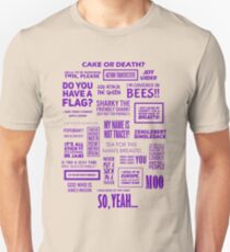 Camiseta unisex Eddie Izzard - Izzardisms!