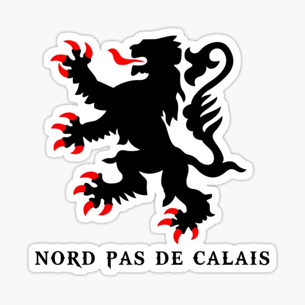 lion nord pas de calais ecosse chti Ch'ti Sticker