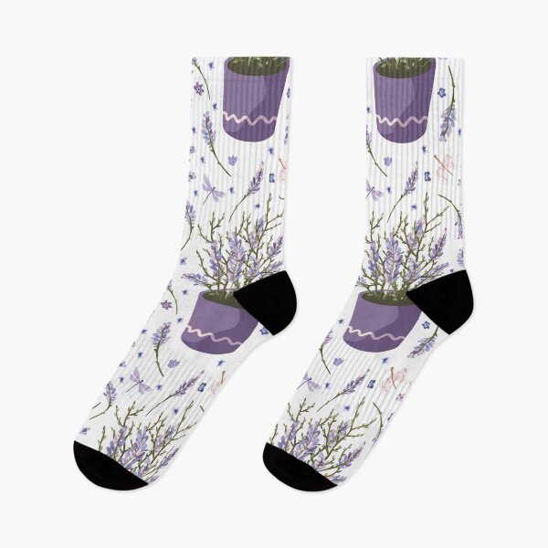 Item preview, Watercolor Lavender in a Pot designed and sold by AnastasiaDesign.