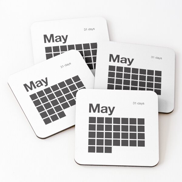 Item preview, May Calendar - minimalistic calendar in Helvetica  designed and sold by nevercook.