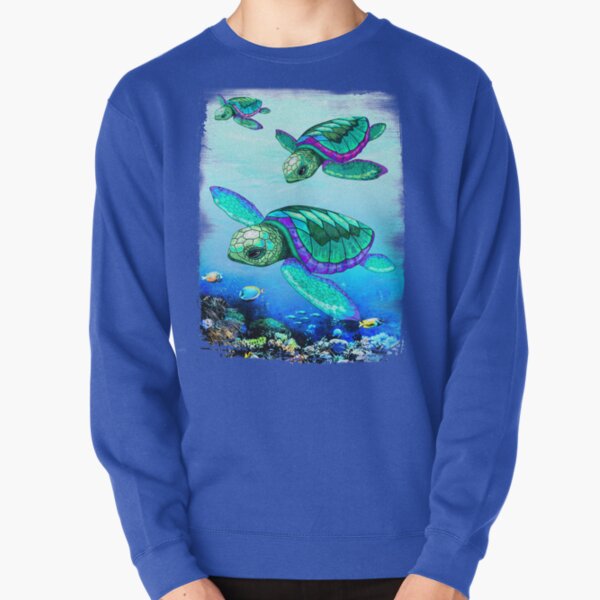 Sea Turtles Dance  Pullover Sweatshirt