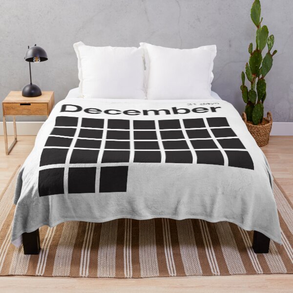 Item preview, December Calendar - minimalistic calendar in Helvetica designed and sold by nevercook.