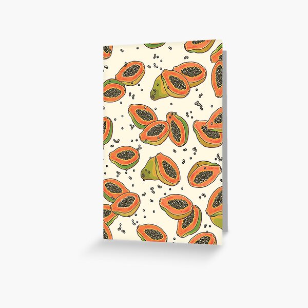 Item preview, papaya pattern designed and sold by smalldrawing.