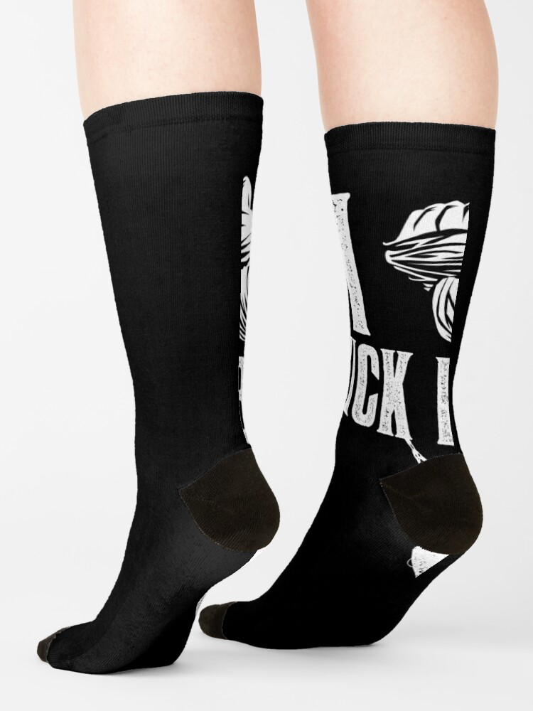 I Love Kickboxing Gift Idea for Kickboxer Socks by alwe-designs