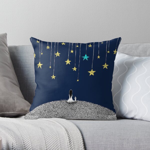 Starry Starry Night Throw Pillow