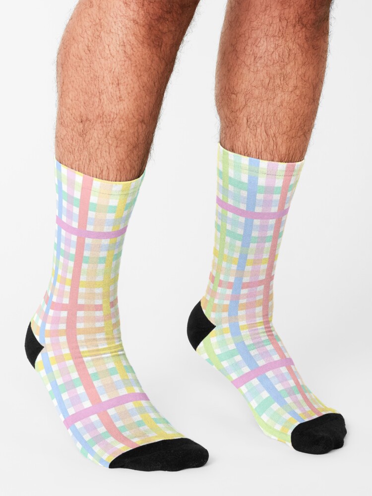 Pastel Rainbow Gingham  Leggings for Sale by newburyboutique