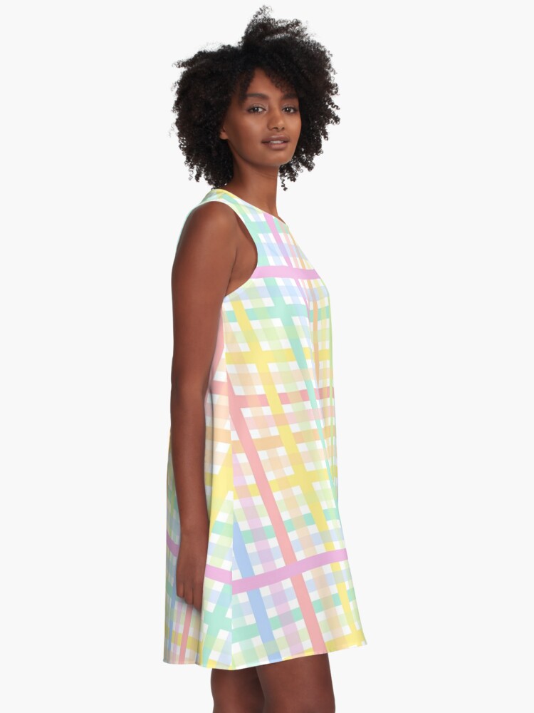 Blue pastel Rainbow Dress | eBay