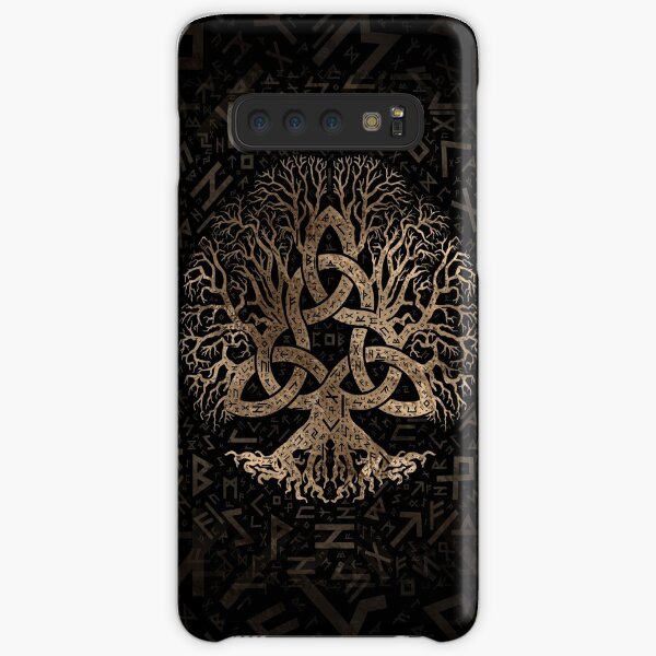Tree of life with Triquetra on Futhark pattern Samsung Galaxy Snap Case