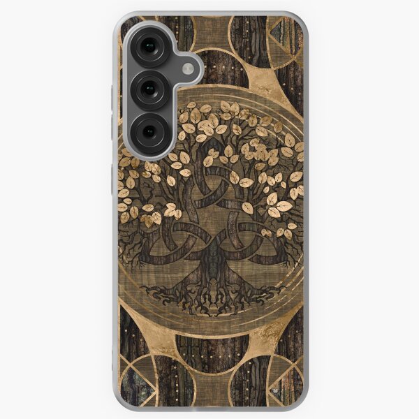 Item preview, Tree of life -Yggdrasil - Wood Bark and Gold designed and sold by Nartissima.