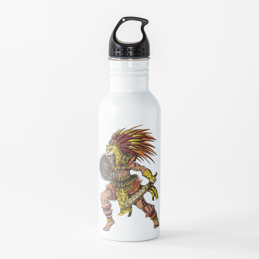 Aztec Warrior Jaguar Water Bottle