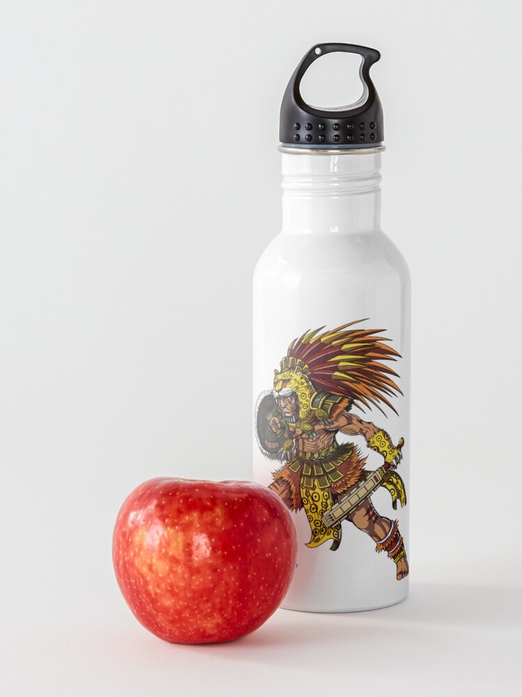 Alternate view of Aztec Warrior Jaguar Water Bottle