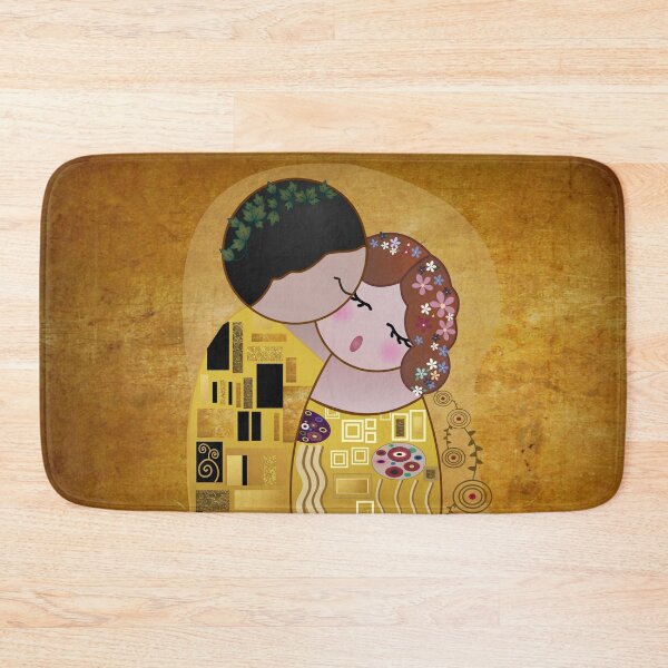 Item preview, Kokeshi The kiss of Klimt designed and sold by Pendientera.