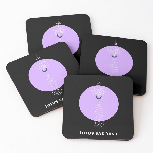 Item preview, Lotus Sak Yant With Purple Circle Design designed and sold by darknessjeff86.