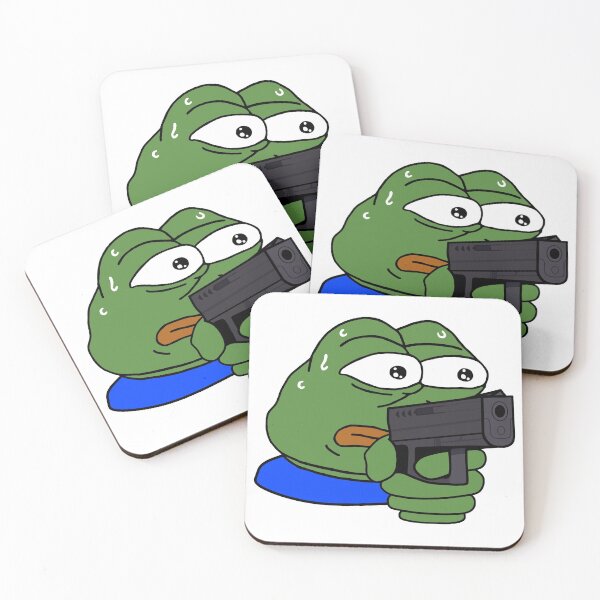 Item preview, Pepe with gun stay back! designed and sold by SCha.