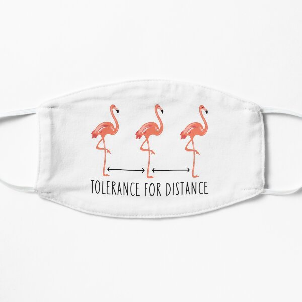 Flamingos keep their distance Mask