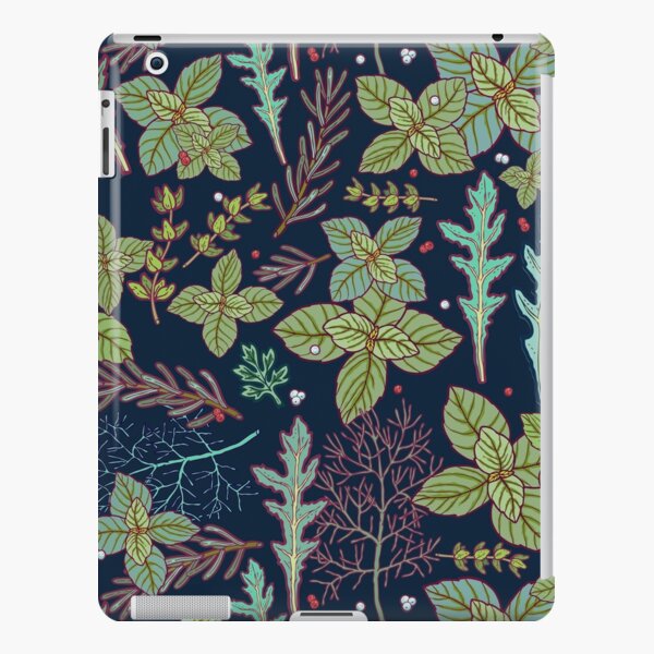 dark herbs pattern iPad Snap Case