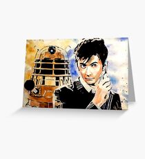 The 10th Doctor Greeting Card