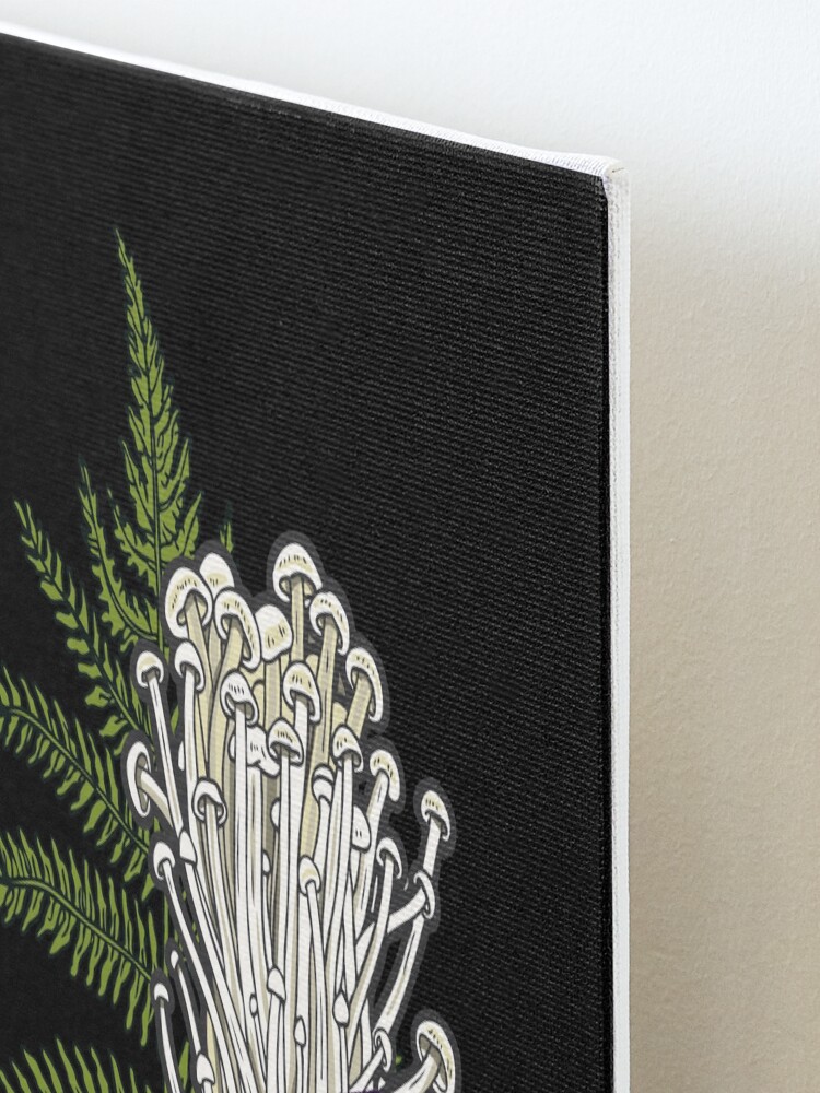 Alternate view of mushroom forest Mounted Print