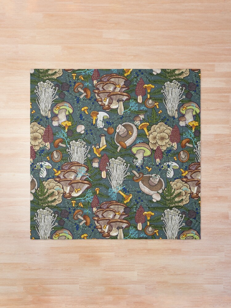 Thumbnail 1 of 5, Comforter, mushroom forest designed and sold by smalldrawing.