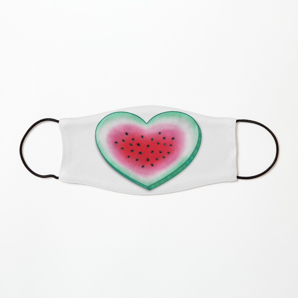 Summer Love - Watermelon Heart Mask