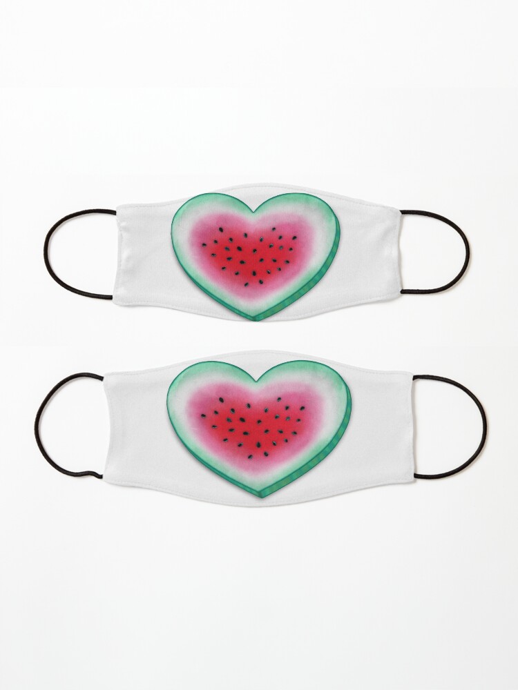 Alternate view of Summer Love - Watermelon Heart Mask
