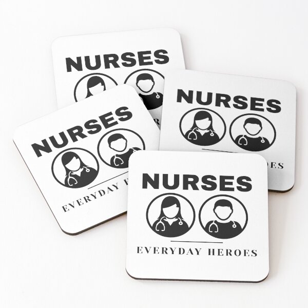 Item preview, Nurses - our everyday heroes designed and sold by NerdySherds.