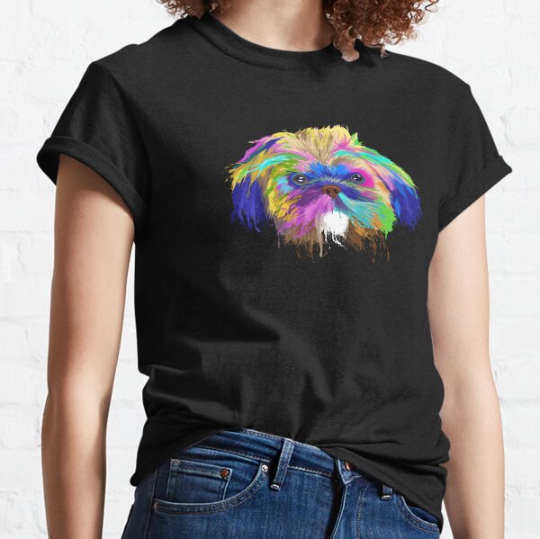 Splash Shih Tzu  Classic T-Shirt