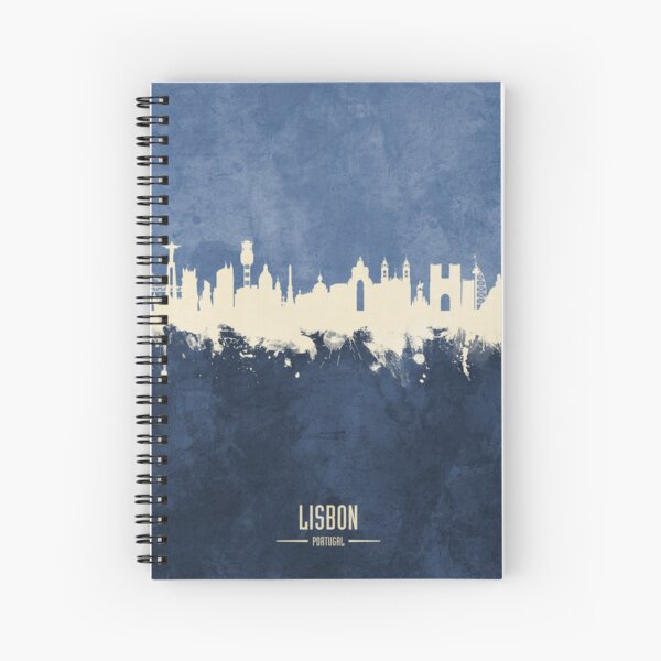 Aperçu de l'œuvre Lisbon Portugal Skyline créée et vendue par ArtPrints.