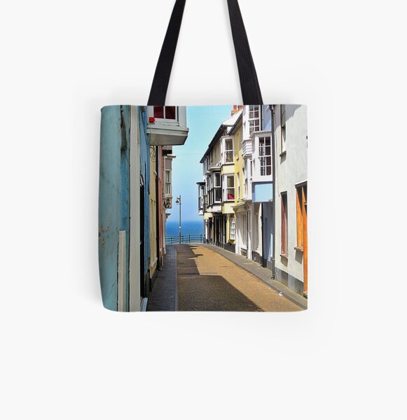 Cromer cottages. All Over Print Tote Bag