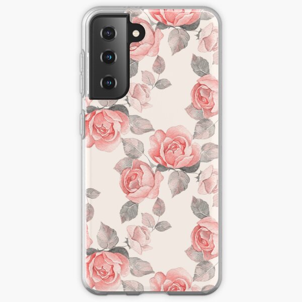 Floral pattern 8. Roses Samsung Galaxy Soft Case