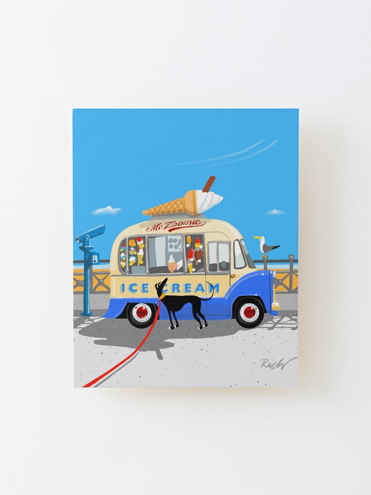 Alternate view of Mr. Zoomie Mounted Print