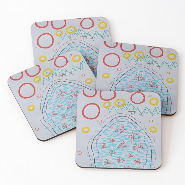 Item preview, Landscape with Underwater Trees and Many Suns designed and sold by Simon Drew.