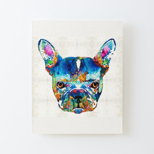Colorful French Bulldog Wall Art for Sale