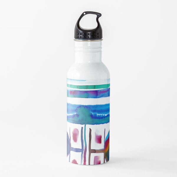 abstract watercolors 5 Water Bottle