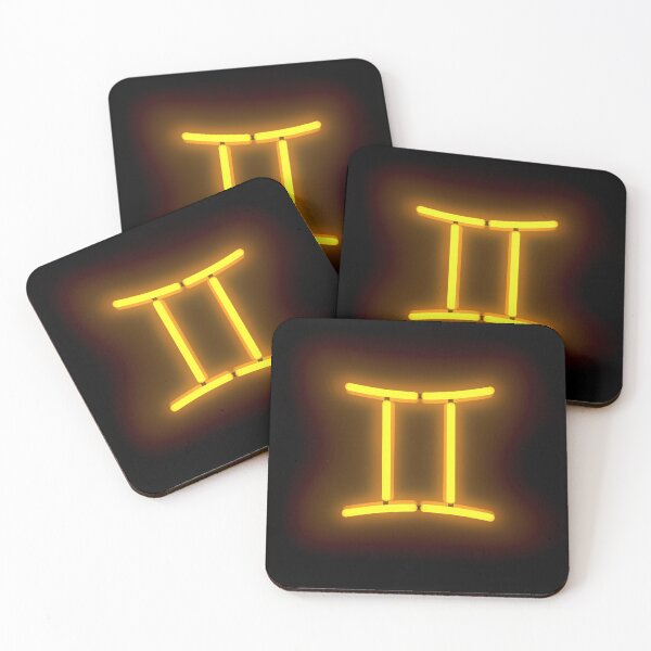 Item preview, Gemini Zodiac Neon Sign Yellow designed and sold by alm0st-aliv3.
