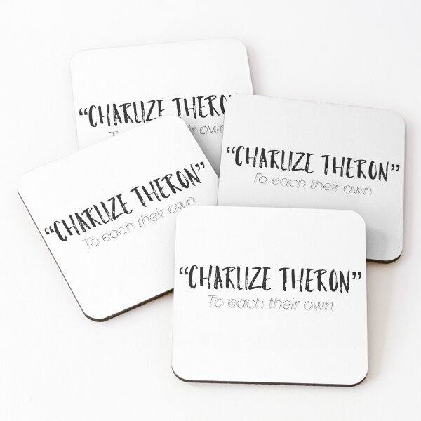 Item preview, "Charlize Theron" to each their own designed and sold by flying-flamingo.